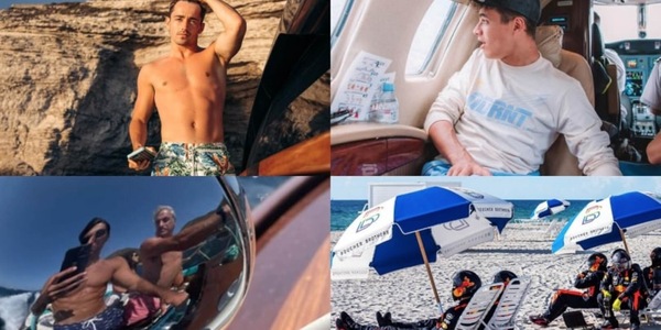 Leclerc e Sainz al mare, Verstappen da Martin Garrix: ecco le vacanze dei piloti di F1