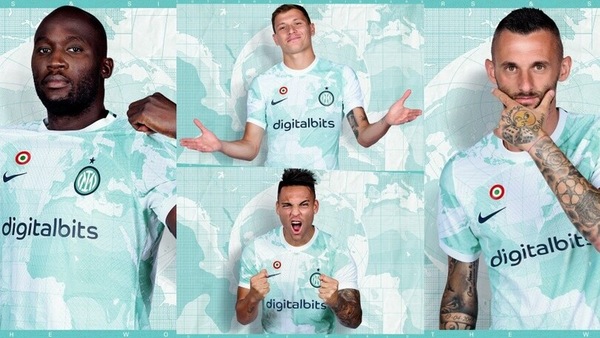 Il kit away dell'Inter: c'è la Terra sulla nuova maglia