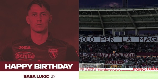 Il Toro fa gli auguri a Lukic "l'ammutinato". Lui ricambia e i tifosi ironizzano