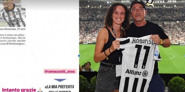 Bonansea-Ramazzotti nel nome di Tuttosport e della Juventus