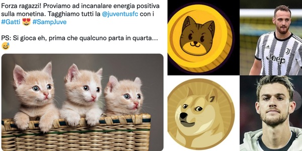 Gatti o Rugani, la monetina di Allegri fa scatenare il web FOTO