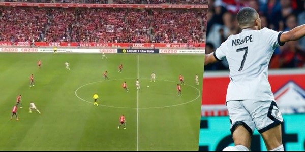 Mbappé, gol in 8 secondi: lo schema che ha sorpreso il Lilla
