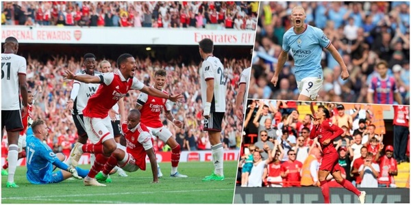 Premier, comanda l'Arsenal. Il Liverpool ne fa 9! Il City ringrazia Haaland