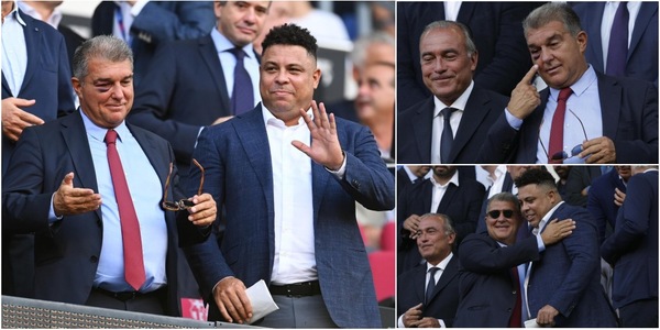 Barcellona, Laporta in tribuna con un occhio nero: svelato il mistero FOTO