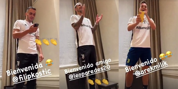 Juve, rito di iniziazione per Kostic, Paredes e Milik