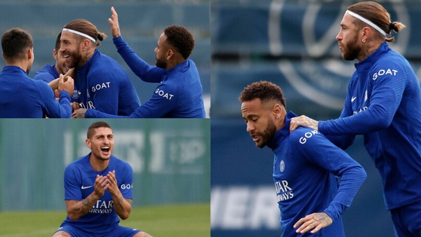 Psg, risate e scherzi in allenamento alla vigilia della Juve