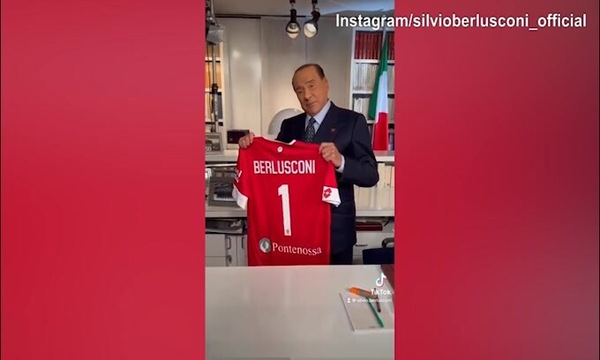 Monza-Juventus 1-0, i festeggiamenti di Berlusconi