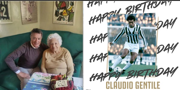 Gentile, il compleanno con le sue donne: la mamma e la Juventus