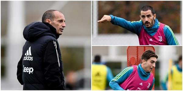 Juve, prove anti-Bologna: Bonucci carico, Miretti c'è