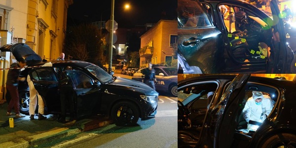 Rapina Di Maria, le immagini dei ladri: macchina distrutta nella fuga