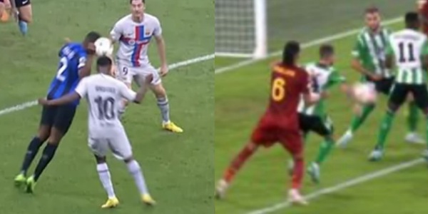 Inter-Barça, ancora polemiche contro il Var: "Scandalo, per lo stesso fallo in Roma-Betis è intervenuto"