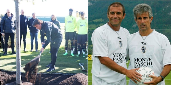Conte e il Tottenham omaggiano Ventrone: piantata una quercia in suo onore