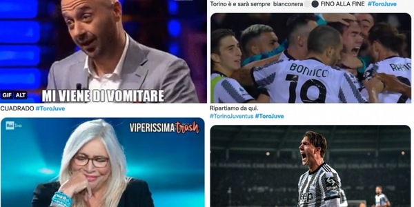 Toro-Juventus, derby social: Torino è bianconera!