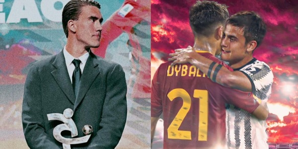 Juve, Vlahovic e Dybala: botta e risposta social dopo il premio
