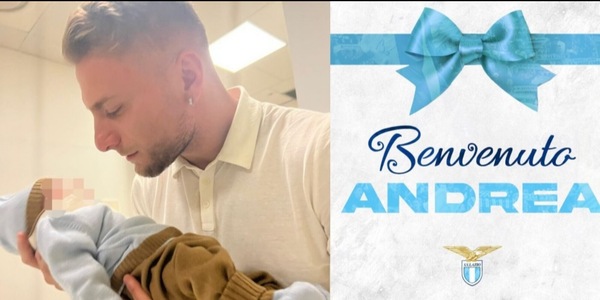 Lazio, nato il figlio di Immobile e Jessica Melena: l'omaggio della società