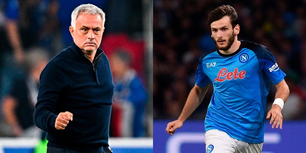 Roma-Napoli, Mourinho: "Sgambetto Kvaratskhelia". Quando lo fece davvero VIDEO