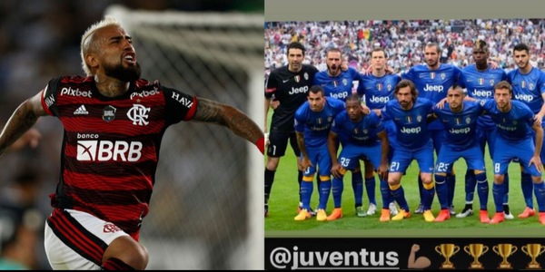 Vidal e i trionfi della Juventus del passato: la foto social è virale