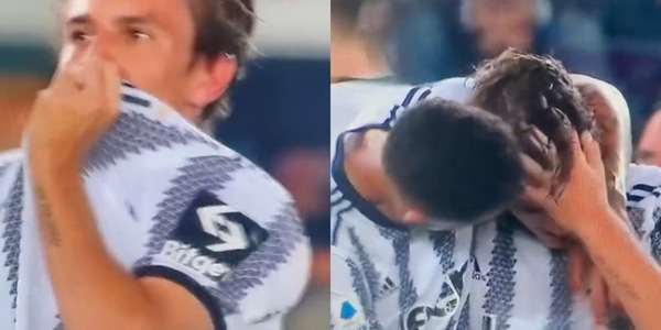 Fagioli, bacio alla maglia dopo il gol: tifosi Juve impazziti FOTO