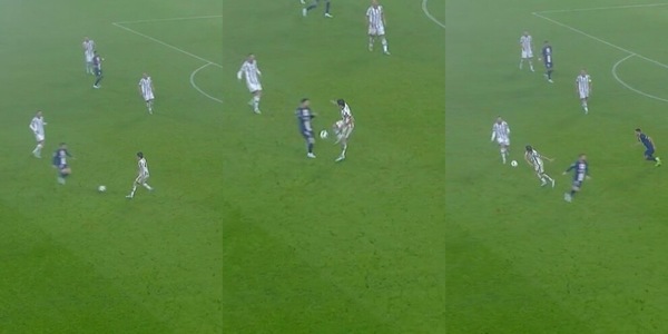 Juventus-Psg, Fagioli e la giocata su Messi sfuggita a tutti