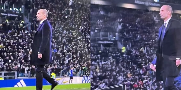 Allegri e quello sguardo dopo i gol di Rabiot e Fagioli che sui social è diventato virale
