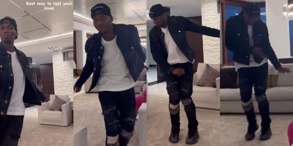 Juventus, Pogba testa il ginocchio... ballando!