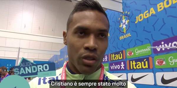 Alex Sandro e la difesa di Cristiano Ronaldo VIDEO