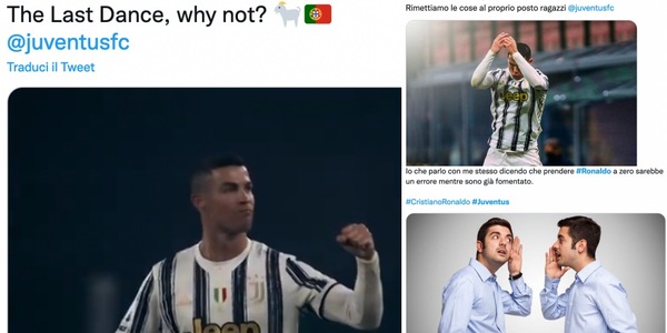 Cristiano Ronaldo a zero, tifosi Juve sui social: "The last dance"