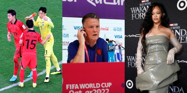 Mondiali: tutti pazzi per i Kim Five, dolcezza Van Gaal, Rihanna e la tripla fake