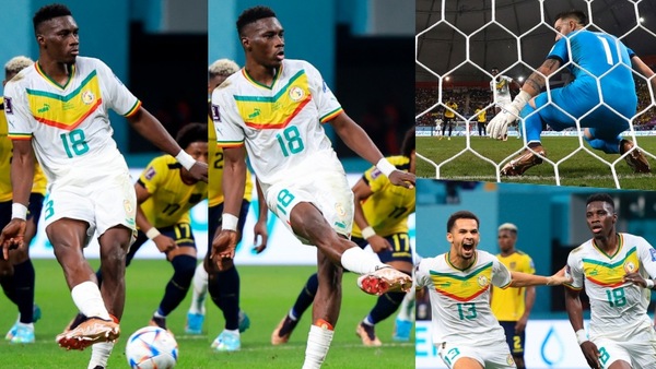 Senegal, il rigore no-look di Sarr conquista il web