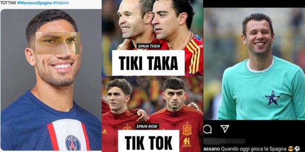 Spagna out: Cassano profeta, Hakimi Tottimi e il biscotto indigesto