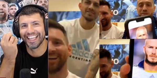 Aguero, show con Messi: Gomez "alla Beckham" e il siparietto con Paredes e De Paul