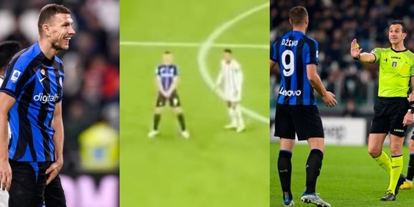 Juventus-Inter, Dzeko e il gestaccio alla curva: arriva la decisione