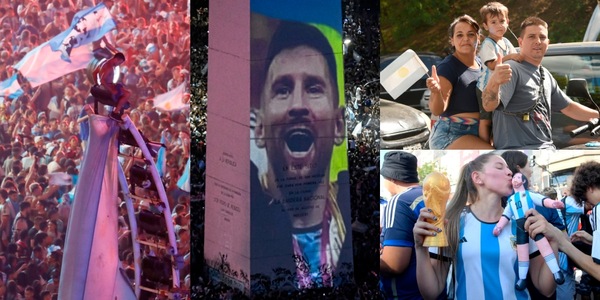 Folle festa Argentina: da Buenos Aires a Rosario tutti per Messi