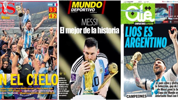 Argentina campione, Messi celebrato dalla stampa estera: "È il GOAT"