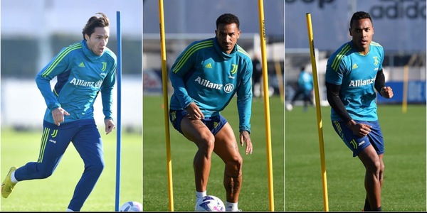 Juventus, allenamento alla Continassa: Chiesa in gruppo. Riecco Danilo e Alex Sandro