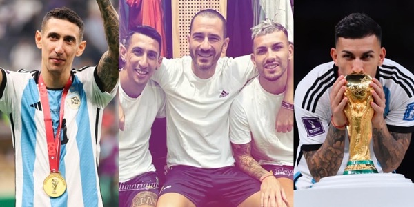 Juventus, riecco Di Maria e Paredes. Il saluto di Bonucci: "Bentornati campioni"