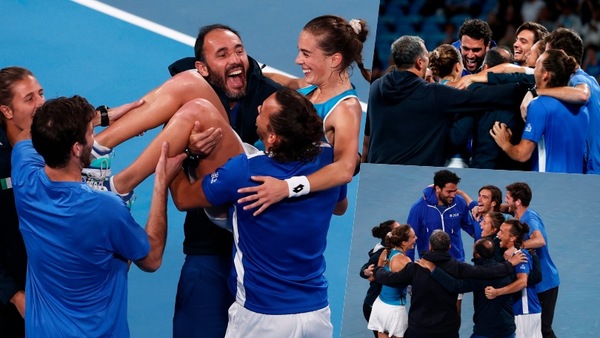 United Cup, Bronzetti firma il punto decisivo e l’Italia vola in finale: la gioia degli azzurri