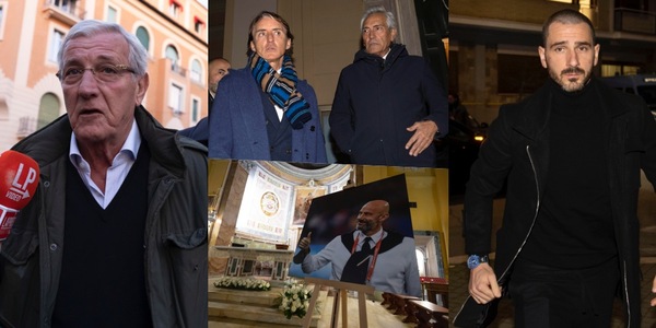 Da Lippi a Bonucci, tutti i presenti alla messa in ricordo di Vialli