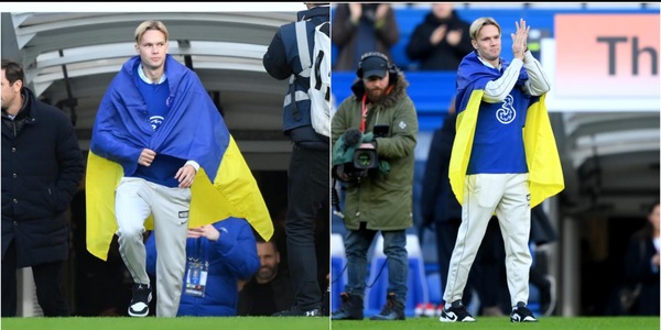 Mudryk è del Chelsea: foto in campo in maglia Blues