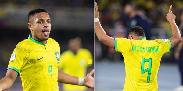 Vitor Roque, doppietta nel Brasile. La Juve c'era... E anche il Toro