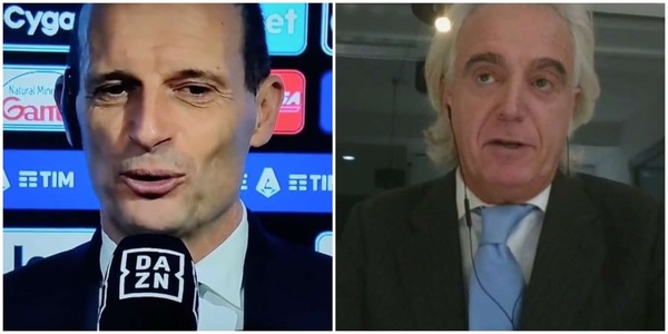 Allegri, rabona d'ironia su Grassani e l'avvocato cambia cravatta...VIDEO