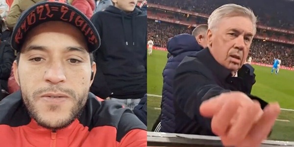 Ancelotti e l'incredibile richiesta del tifoso: ecco cosa è successo