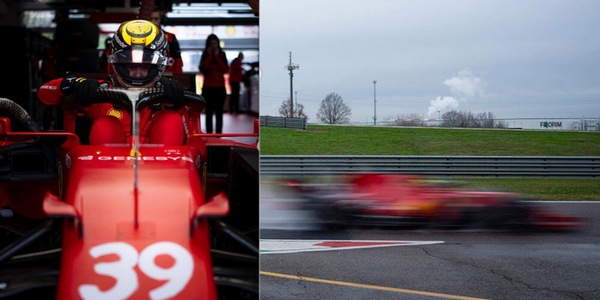 I primi test della Ferrari a Fiorano con Shwartzman