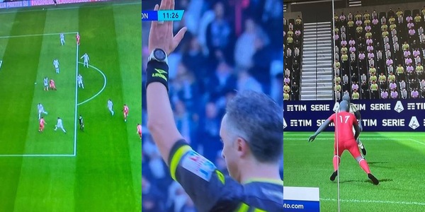 Juve-Monza, il Var annulla il gol a Caprari per fuorigioco