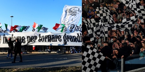 Juventus, cori e striscioni: così lo Stadium difende la squadra