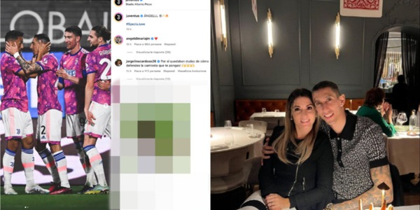 Di Maria, la moglie e la maglia della Juve: "Per chi aveva dubbi..."