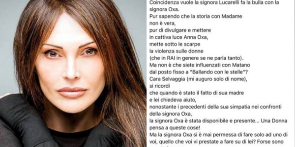 Anna Oxa post contro Lucarelli e Matano: poi ci ripensa. Cosa è successo