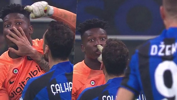 Onana e Dzeko, scintille durante Inter-Porto: "Devi stare zitto"