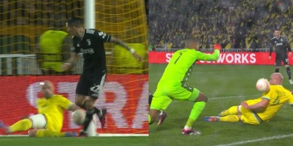 Nantes-Juventus: Di Maria tacco vincente, Pallois tocca con il braccio, espulsione e rigore FOTO
