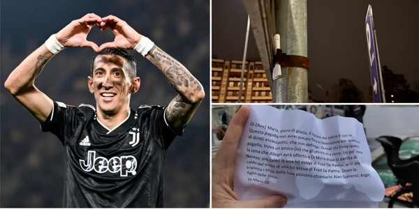 Di Maria, la pagella di Nantes-Juve legata a un palo a Milano: l’incredibile storia